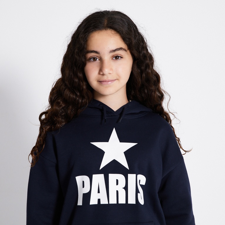 Printed hoodie "Smilla" Navy 4
